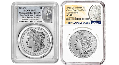 2021 & 2023 Morgan Silver Dollar